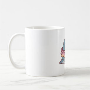 Mug Cute Chubby Pigeon Avec Collier De Donut Drôle