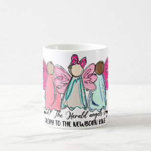 Mug Cute Coquette Anges de Noël