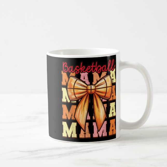 Mug Cute Coquette Bow Jeu Jour Basketball Mama Pour Ma (Droite)