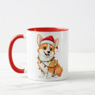 Mug Cute Corgi Christmas Santa Pet Dog Lover
