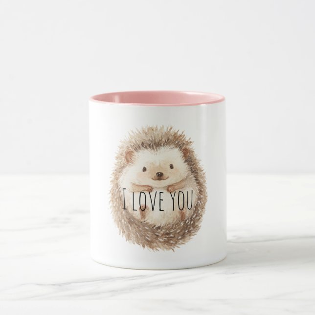 Mug Cute Cream Hedgehog (Centre)