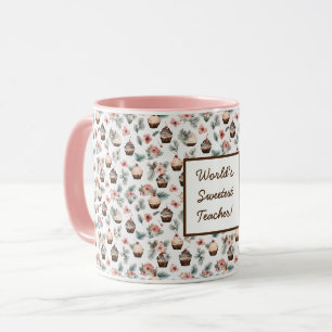 Mug Cute Cupcake Coupe de café personnalisable pour fe