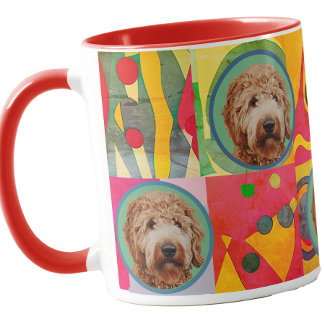 Mug Cute Custom Photo Amoureux des chiens Mom Grandma 