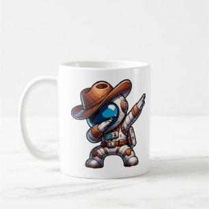 Mug Cute Dabbing Astronaut Cowboy Espace Halloween