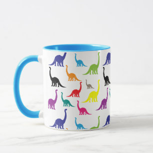 Mug Cute Dinosaure coloré Motif Jurassique