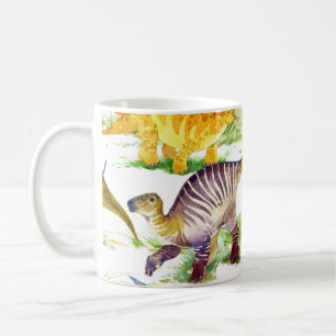 Mug Cute Dinosaures Aquarelle Art sans fil