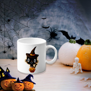 Mug Cute drôle Halloween Chats noirs