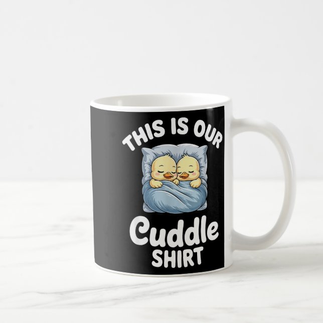 Mug Cute Duck Couple Cozy This Is Our Cuddle  (Droite)