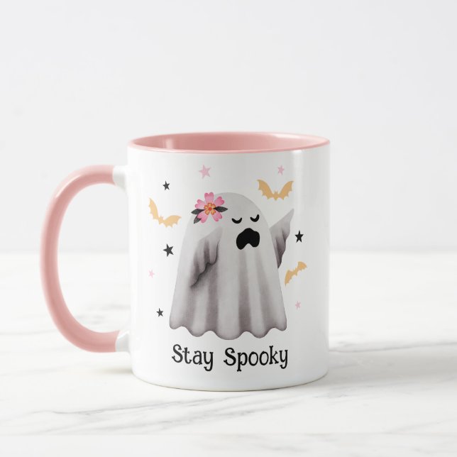 Mug Cute Fantôme Séjour Éffrayant Halloween (Gauche)