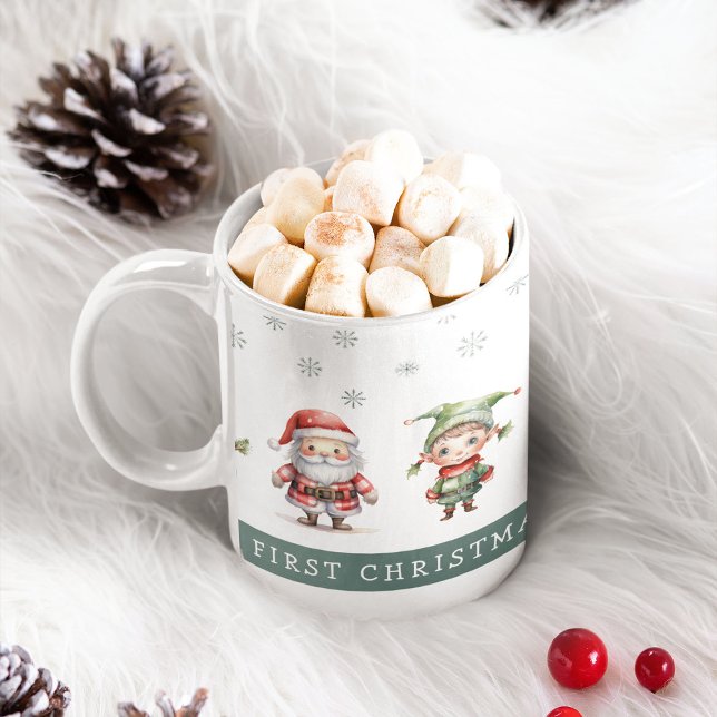 Mug Cute Festive Enfants 1er Noël (Créateur téléchargé)