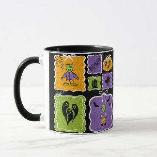 Mug Cute Frankenstein et Zombie Halloween