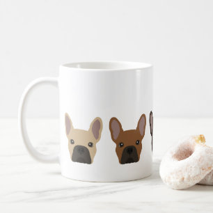 Mug Cute French Bulldog Faces