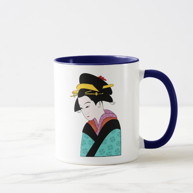 Mug Cute Geisha Art japonais (Droite)