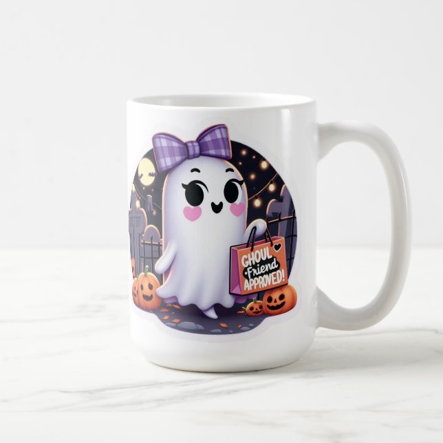 Mug Cute Ghoul ami Approuvé Halloween (Droite)