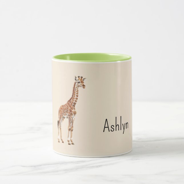 Mug Cute Giraffe Animal (Centre)