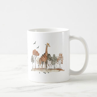 Mug Cute Giraffe avec texte personnalisé