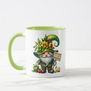 Mug Cute gnome bienvenue jardin party ajouter nom