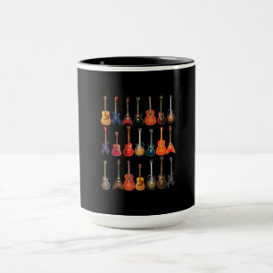 Mug Cute Guitar Rock and Roll Musical Instruments