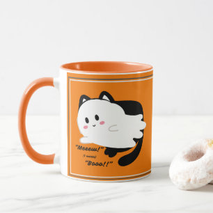 Mug Cute Halloween Ghost Chat noir Boo