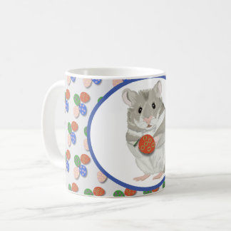 Mug Cute Hamster tenant un oeuf de Pâques