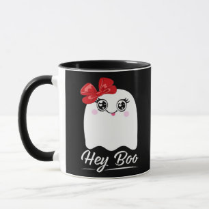 Mug Cute Hey Boo Halloween