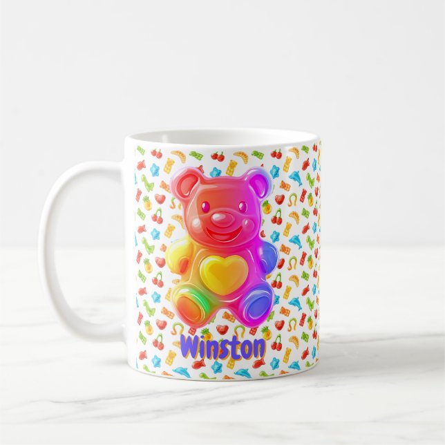 Mug Cute Hot and Yummy Candy Gimme Gummy (Gauche)