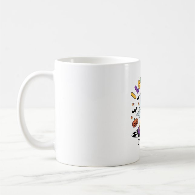 Mug Cute I Love Fall Prevention Physical Therapy Ghost (Gauche)