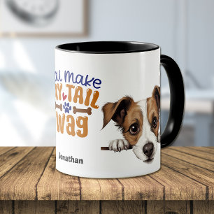 Mug Cute Jack Russell Terrier Tu Fais Mon Baguette