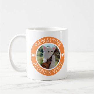 Mug Cute Kawaii Orange Pawsitive Plushie Vibes Photo