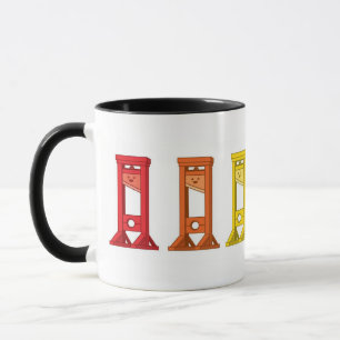 Mug Cute Kawaii Rainbow Guillotines à café 2 tons