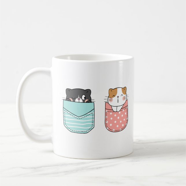 Mug Cute Kitty Chat (Gauche)