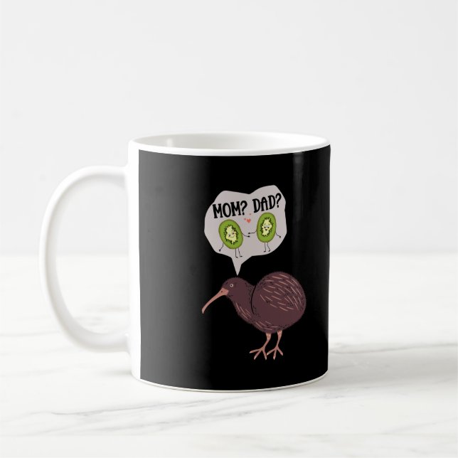 Mug Cute Kiwi Humour de famille d'oiseaux Nouvelle-Zél (Gauche)