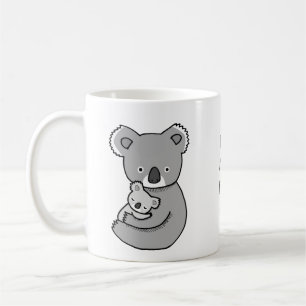 Mug Cute Koala Maman et bébé Sweet mamans cadeau de jo