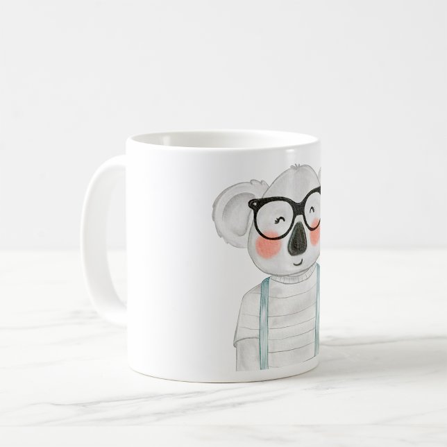 Mug Cute Koala portant des lunettes (Créateur téléchargé)