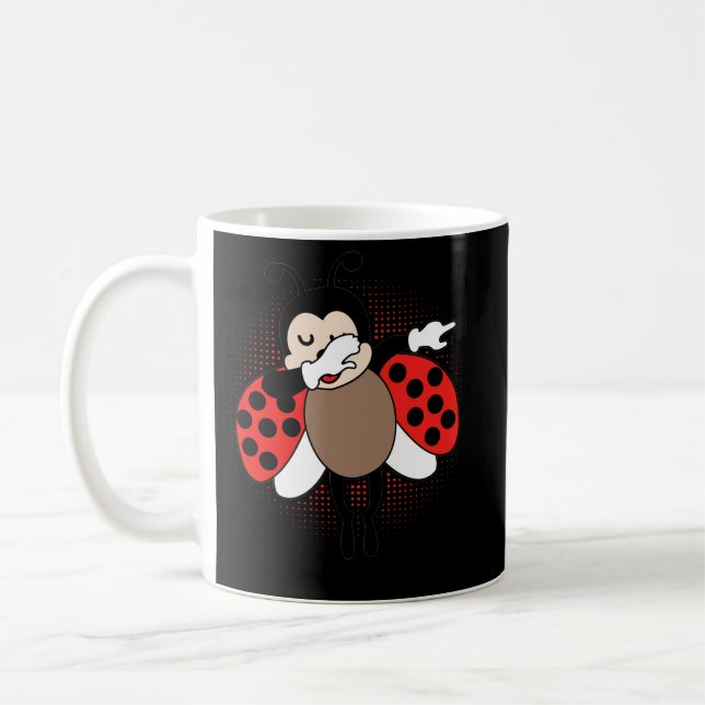 Mug Cute Ladybug Dabbing (Gauche)