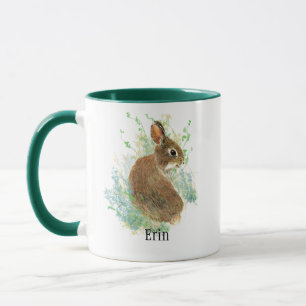 Mug Cute lapin Lapin Animal animal de compagnie Nom pe
