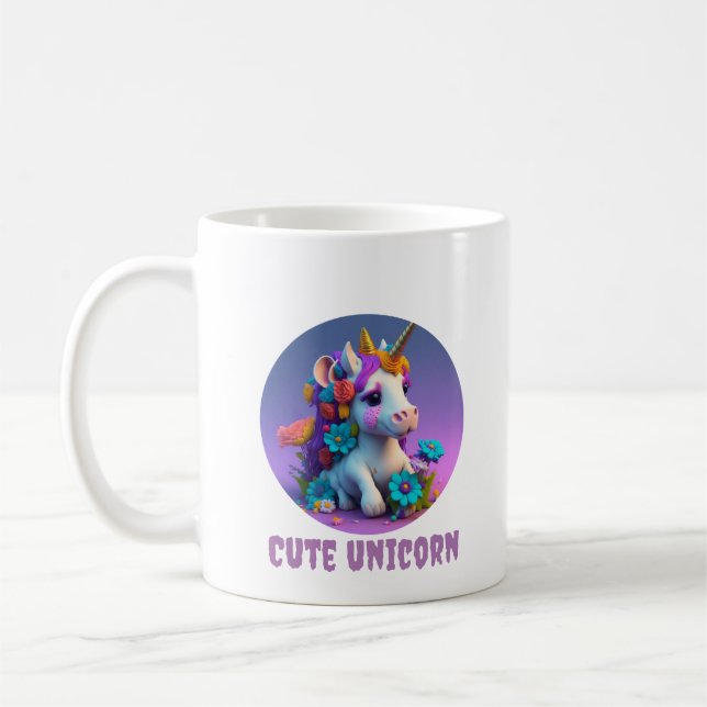 Mug Cute licorne (Gauche)