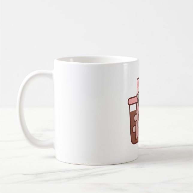 Mug Cute Little Koala Bear Hugging Iced Coffee (Gauche)