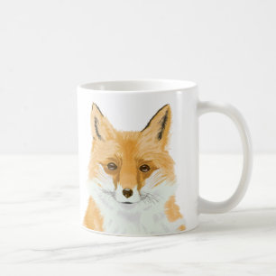 Mug Cute Little Red Fox - transparent.