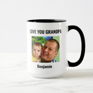 Mug Cute Love You Grandpa Éléments nutritifs Photo