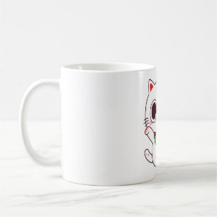 Mug Cute Maneki Neko Fortune Money Chat