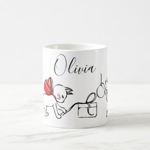 Mug Cute Meowy Kitties de Noël