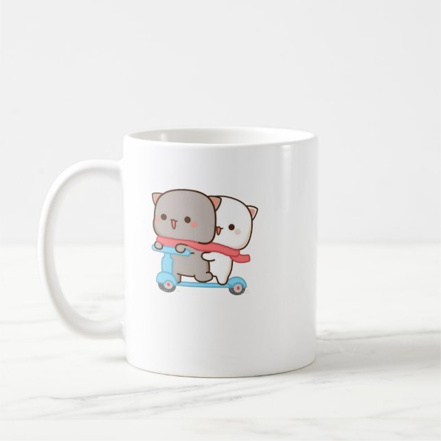 Mug Cute Mochi Peach Cat (Gauche)