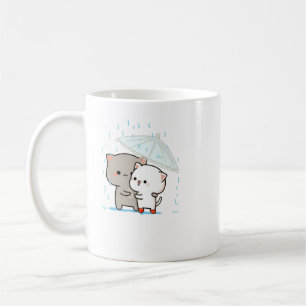 Mug Cute Mochi Peach Cat