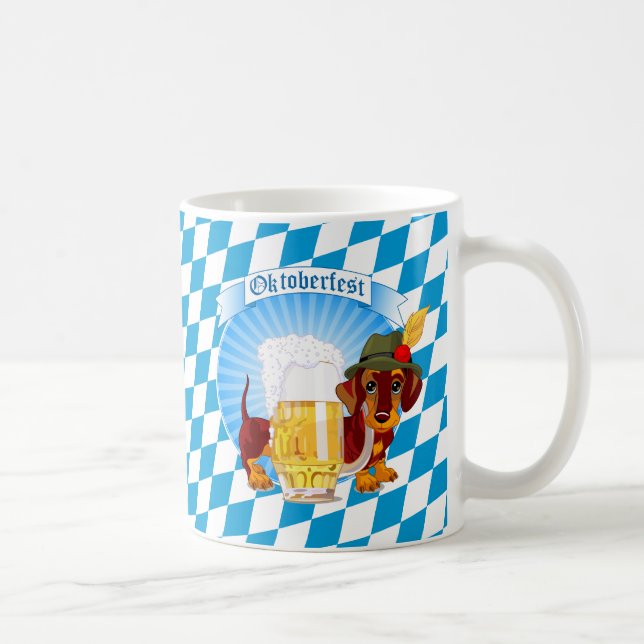 Mug Cute Oktoberfest Beer Hound (Droite)