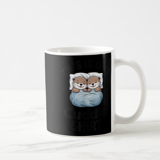 Mug Cute Otter Couple This Is Our Cuddle  (Droite)