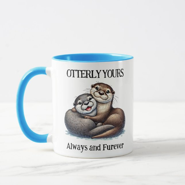 Mug Cute Otterly VOS Toujours et Furever (Gauche)