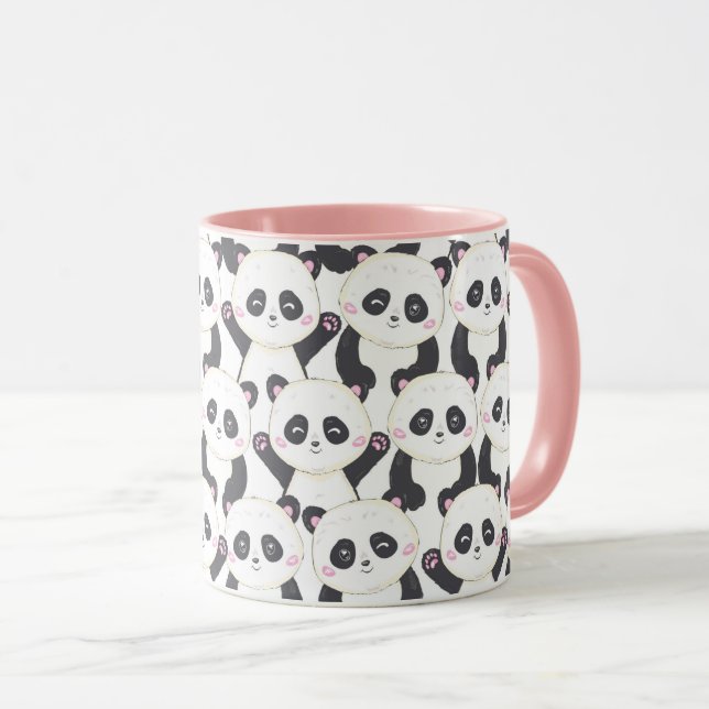 Mug Cute Pandas (Devant droit)