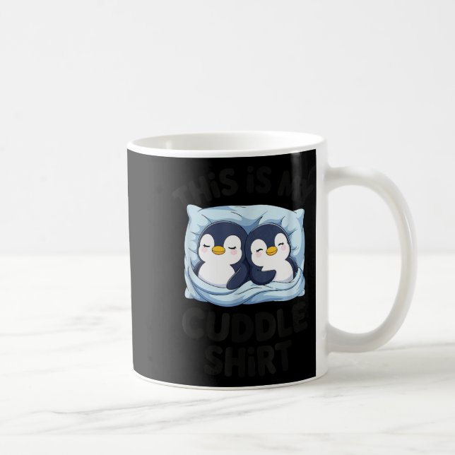 Mug Cute Penguin Cuddle Cozy Sleep Matching Couple  (Droite)