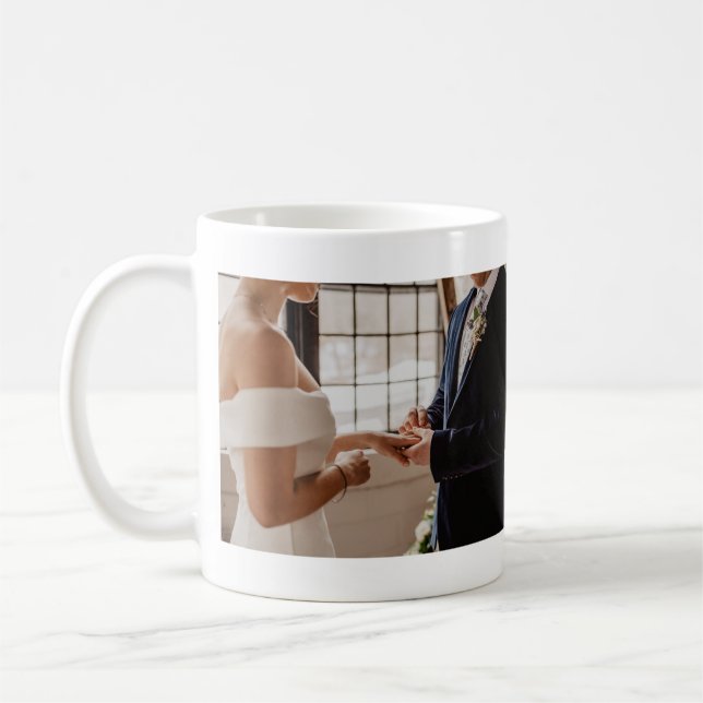 Mug Cute Personnalisée Famille Personnalisée Deux Coll (Gauche)